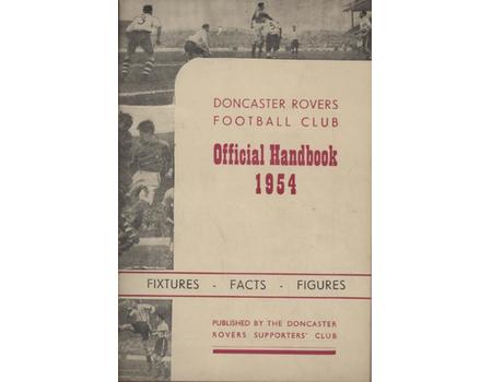 DONCASTER ROVERS FC 1954-55 OFFICIAL HANDBOOK