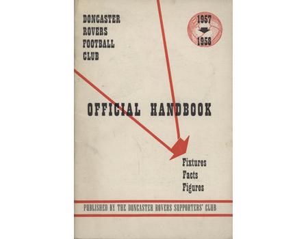 DONCASTER ROVERS FC 1957-58 OFFICIAL HANDBOOK