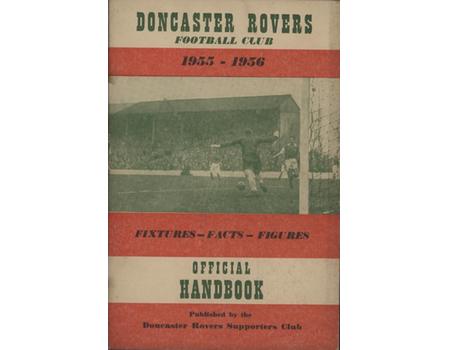 DONCASTER ROVERS FC 1955-56 OFFICIAL HANDBOOK