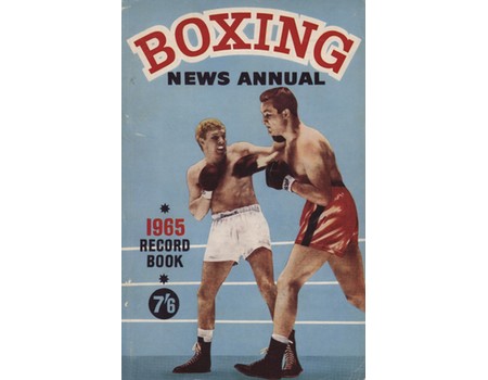 BOXING NEWS ANNUAL AND RECORD BOOK 1965