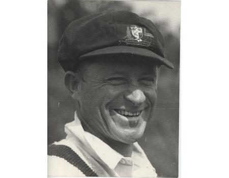 BERT OLDFIELD (AUSTRALIA) CRICKET PHOTOGRAPH