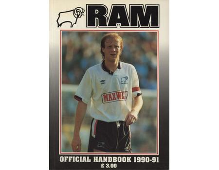 DERBY COUNTY 1990-91 OFFICIAL HANDBOOK