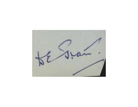 DEREK PRATT (SURREY) CRICKET AUTOGRAPH