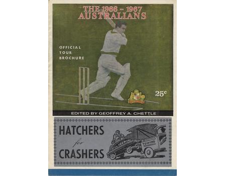 THE 1966-1967 AUSTRALIANS: OFFICIAL TOUR BROCHURE