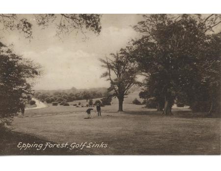 EPPING FOREST GOLF CLUB (ESSEX) GOLF POSTCARD