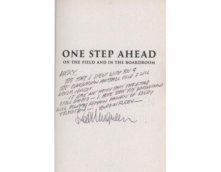 ONE STEP AHEAD - ON THE FIELD AND IN THE BOARDROOM (MICKY STEELE-BODGER