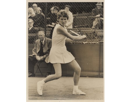 LESLEY TURNER BOWREY 1960S TENNIS PHOTOGRAPH
