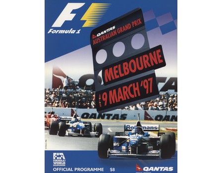 AUSTRALIAN GRAND PRIX 1997 MOTOR RACING PROGRAMME