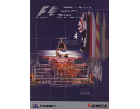 AUSTRALIAN GRAND PRIX 2000 MOTOR RACING PROGRAMME