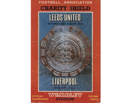 LEEDS UNITED V LIVERPOOL 1974 (CHARITY SHIELD) FOOTBALL PROGRAMME