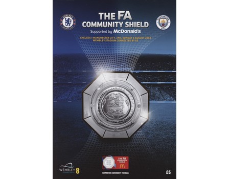 CHELSEA V MANCHESTER CITY 2018 (COMMUNITY SHIELD) FOOTBALL PROGRAMME
