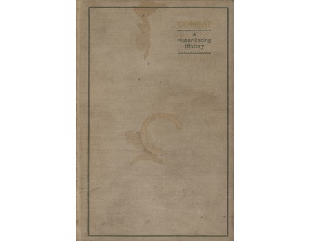 COMBAT - A MOTOR RACING HISTORY