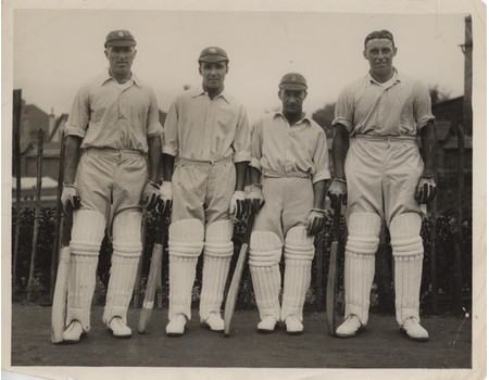 GEARY, AMES, FREEMAN & TATE (ENGLAND) CRICKET PHOTOGRAPH