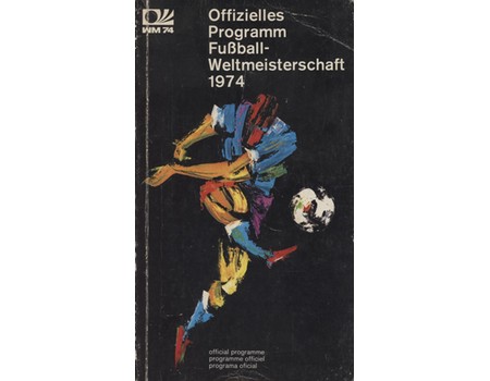 WORLD CUP 1974 OFFICIAL TOURNAMENT PROGRAMME