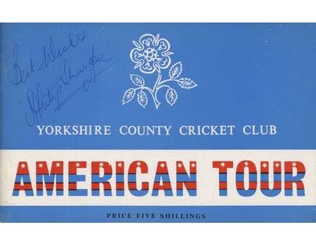 YORKSHIRE COUNTY CRICKET CLUB: AMERICAN TOUR