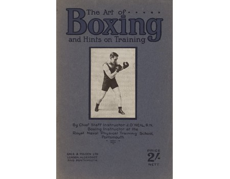 THE ART OF BOXING AND HINTS ON TRAINING