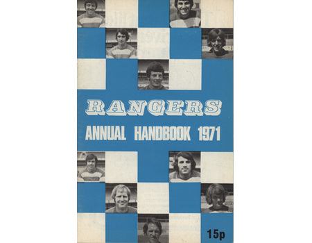 RANGERS ANNUAL HANDBOOK 1971