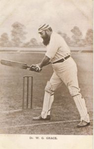 it's just not cricket, w g grace, cricket memorabilia, cricket postcard, sportspages