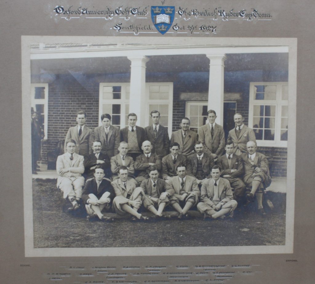 ryder cup, walter hagen, jh taylor, oxford golf team